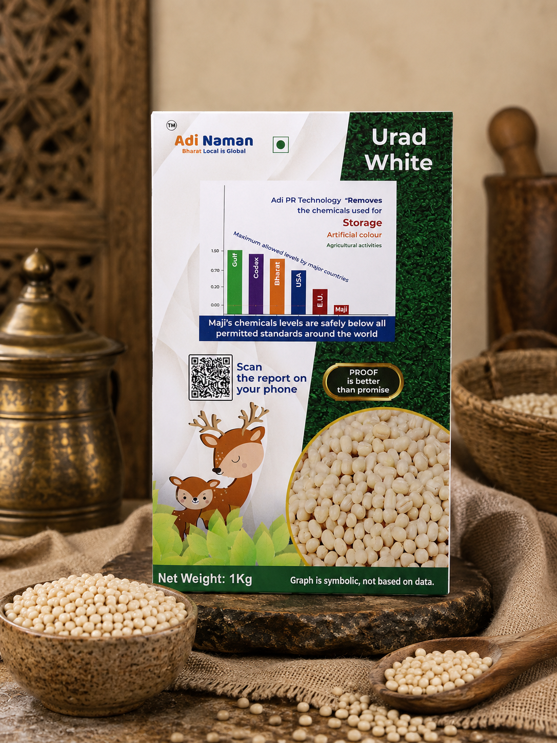 Urad white Whole